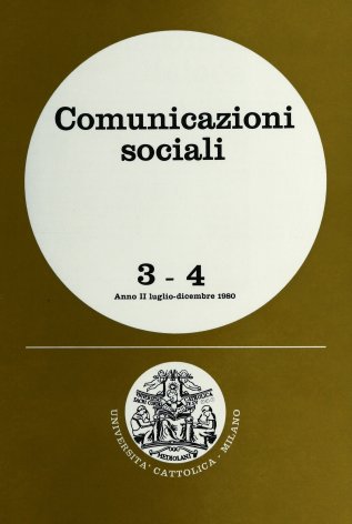 COMUNICAZIONI SOCIALI  - 1980 - 3-4