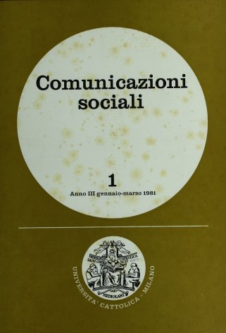 COMUNICAZIONI SOCIALI - 1981 - 1