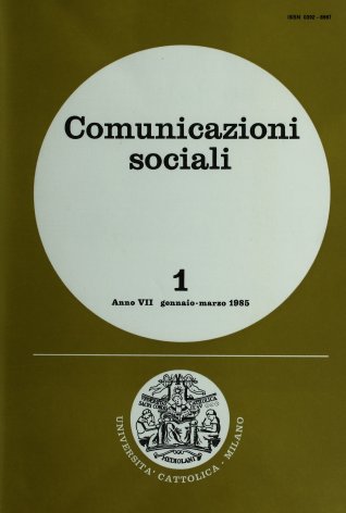 COMUNICAZIONI SOCIALI - 1985 - 1