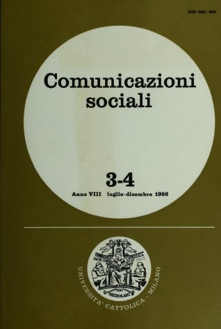 COMUNICAZIONI SOCIALI - 1986 - 3-4. LA PAROLA RESPONSABILE