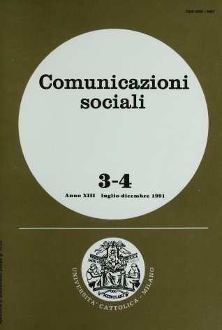 COMUNICAZIONI SOCIALI - 1991 - 3-4. FANTASMI DEL PACOSCENICO