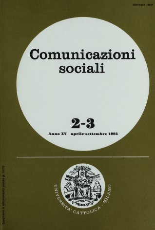COMUNICAZIONI SOCIALI - 1993 - 2-3. FORME DELLA SCENA BAROCCA