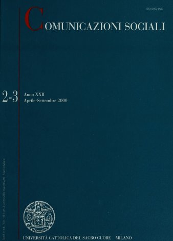COMUNICAZIONI SOCIALI - 2000 - 2-3. IMMAGINI, VISIONI,EPIFANIE